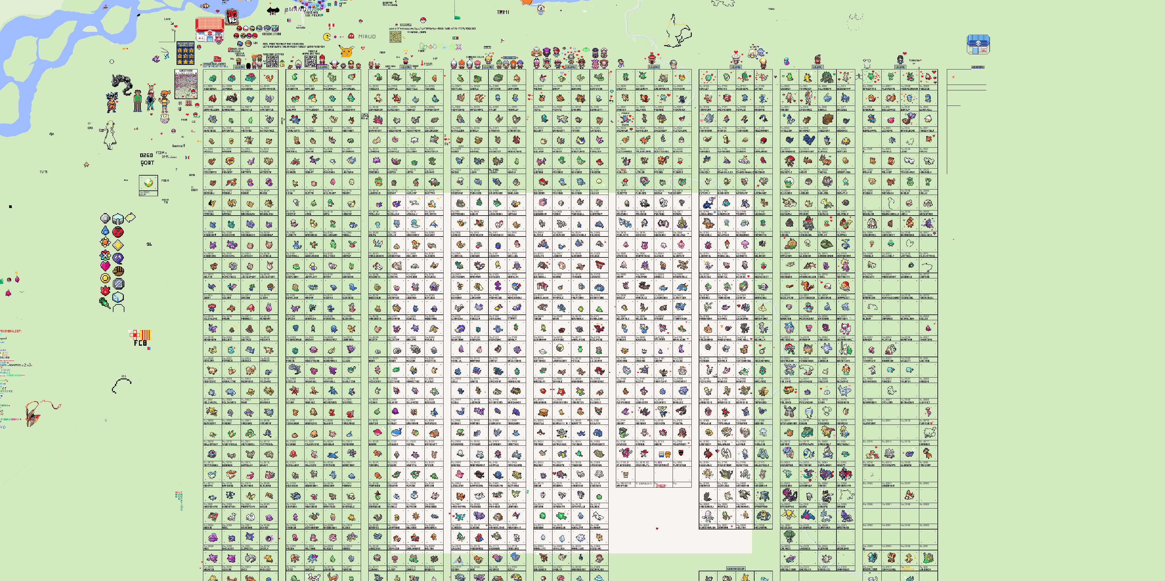 So many Pokémons