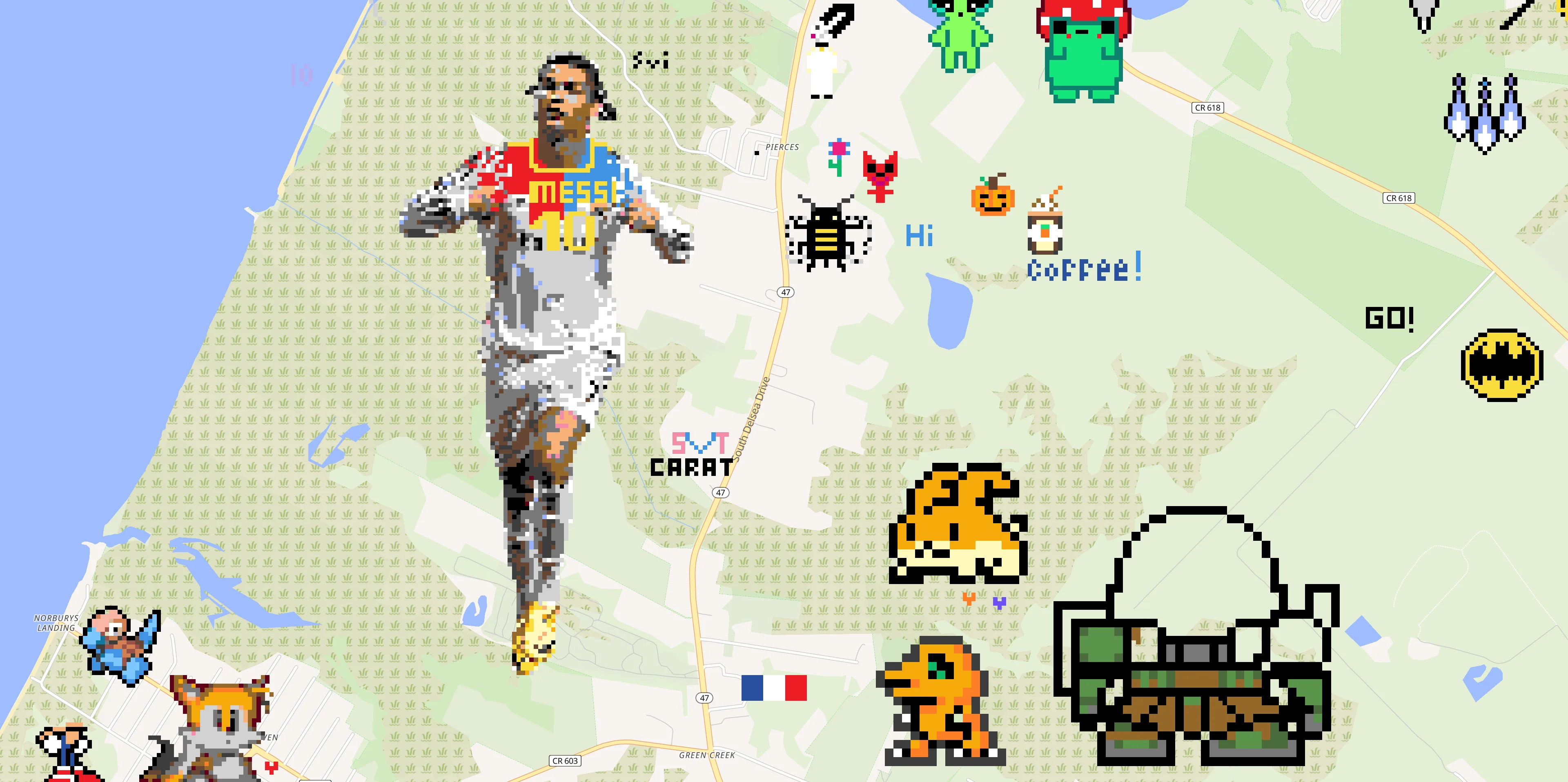Messi - Wplace Pixel Art