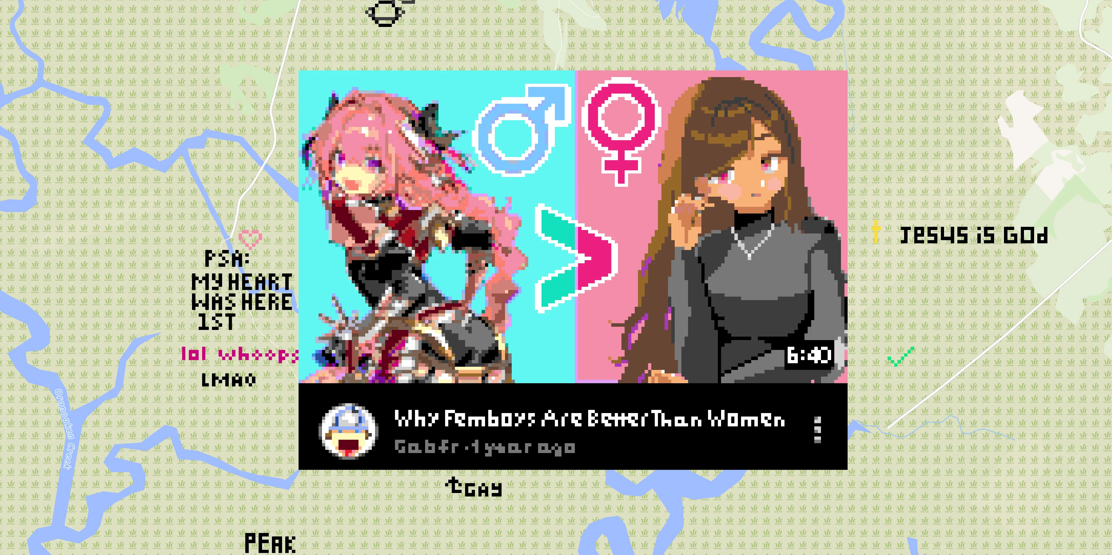 Femboy supremacy meme